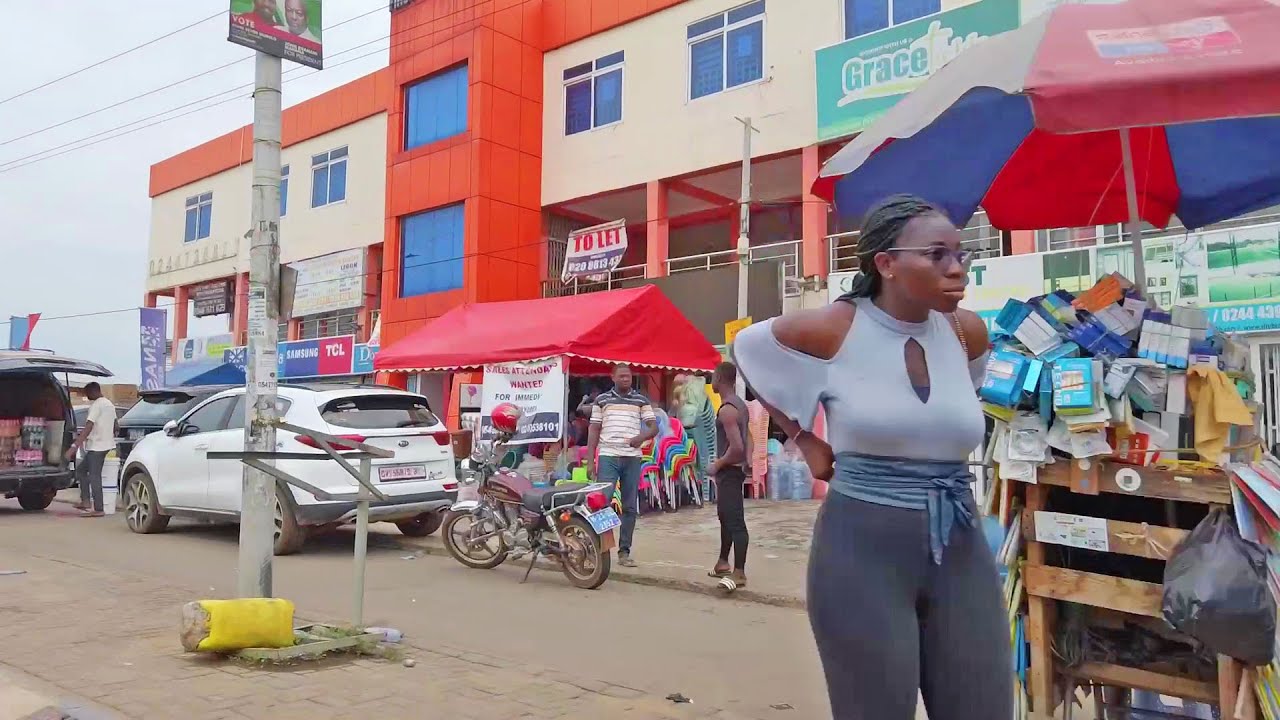 DRIVE TO MADINA ACCRA GHANA AFRICAN WALK VIDEOS YouTube