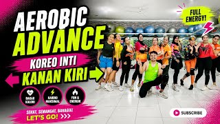 Senam Aerobik Koreo Advance // Gerakan Inti Kanan Kiri