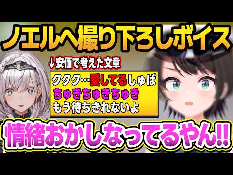 ノエルへのお返しで『撮り下ろしボイス』を安価で考えた結果、とんでもないボイスが誕生してしまうスバルw【大空スバル/白銀ノエル/兎田ぺこら/ホロライブ/切り抜き】