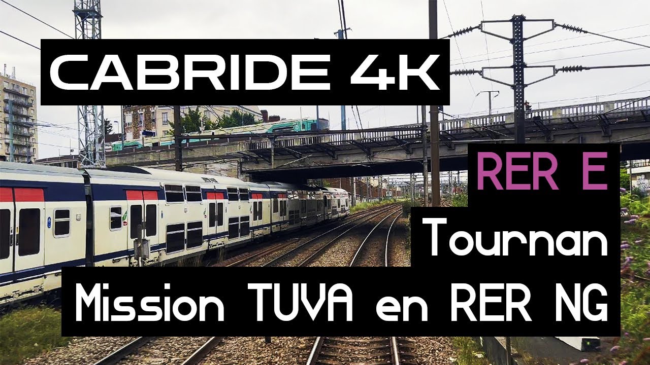 4Kᴴᴰᴿ60ᶠᵖˢ Cabride  (RER E) Hsm. St-Lazare ➞ Tournan-en-Brie | RER NG