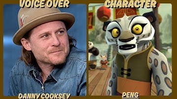 COMPARISON VOICE OVER AND CAST KUNGFU PANDA LEGEND OF  AWESOMENESS : MASTER AND THE PANDA