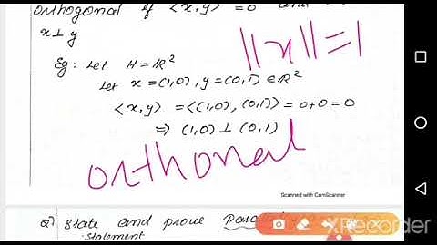Hilbert space - M3 Functional Analysis sec 2.1  (video 2)