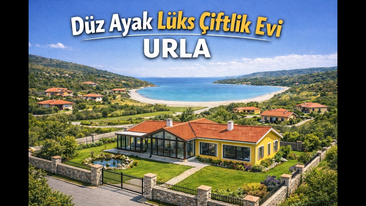 URLA GENİŞ BAHÇELİ TEK KATLI EV