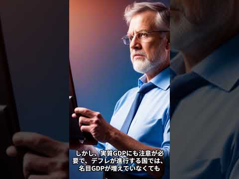 名目GDPと実質GDP：その意味と影響 #shorts