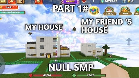 Blockman go skyblock null smp gameplay part 1 | MS KNIGHT BG