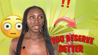 Girl Talk: STOP ACCEPTING THE BARE MINIMUM IN YOUR RELATIONSHIPS