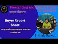 Digital Marketing, Freelancing, Buyer Report Sheet make.