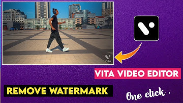 How to remove VITA watermark | Vita app watermark remove | Vita app editing telugu