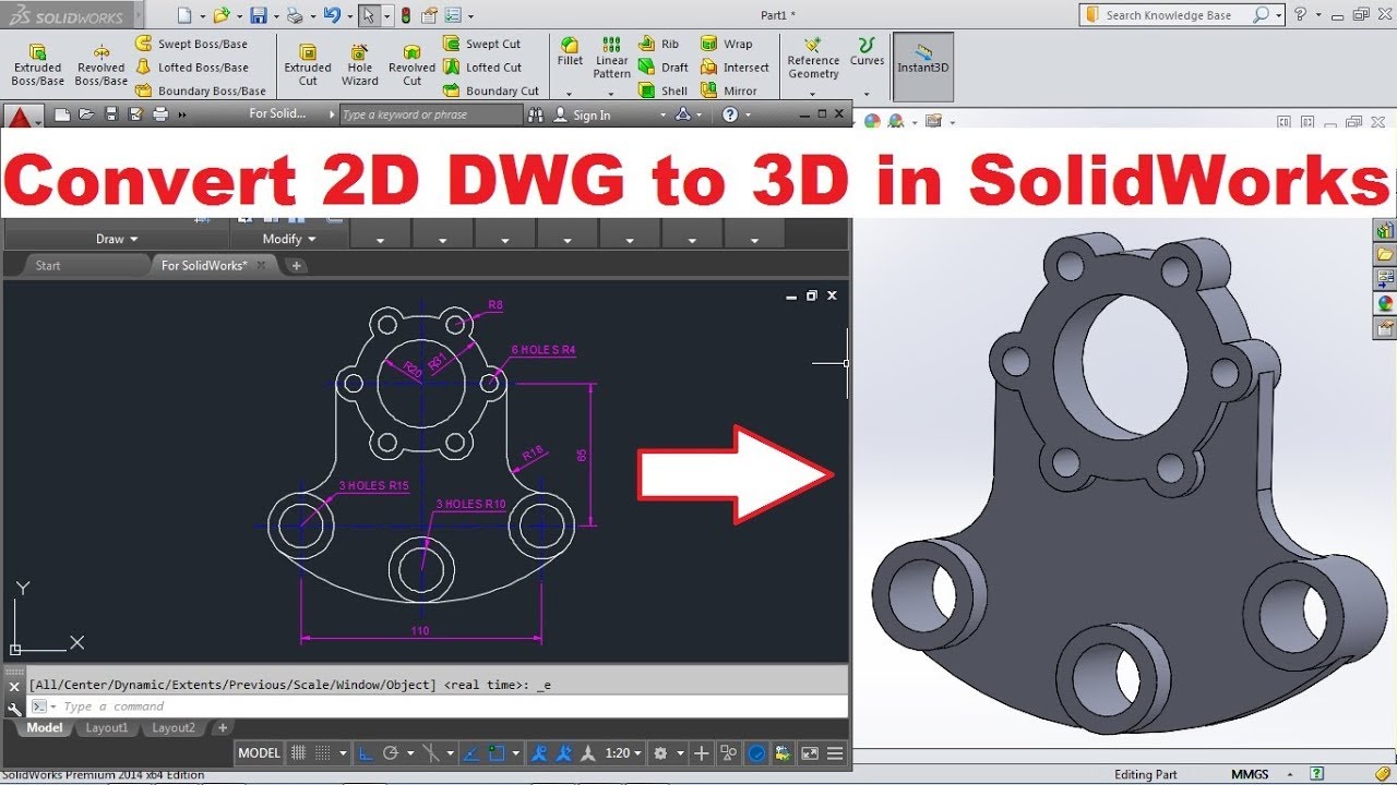 2d editor for dwg solidworks download