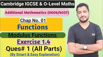 Add maths Exercise 1.4 Q1(All Parts) | Cambridge IGCSE(0606) | O