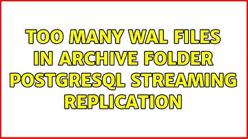 Too many WAL files in archive folder PostgreSQL Streaming Replication