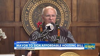 Mayor Blangiardi set to sign Bill 3 for affordable housing incentives