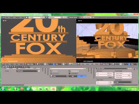 Make Your Own th Century Fox Logo Using Blender By Mravalanchetech Make Your Own th Century Fox Logo Using Blender By Mravalanchetech