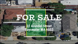 Sneak Peek! 22 Arundel Street Bayswater WA 6053.  For Sale.