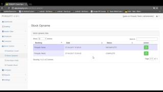 Posquity Dashboard - Stock Opname