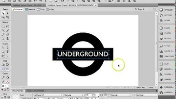 Fireworks Vector Drawing: Underground Logo