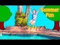 SUMMER TIME Fun Assistant  Water Slides and Zip Line Fun