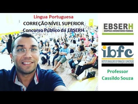 Prof. Cassildo Souza - Correção Prova Português - EBSERH 2020 (Nível Superior)