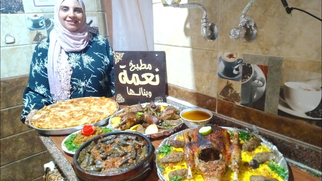 عزومه بط وحمام ورقاق ومحشى هتعملى العزومه دى فى وقت خيالى