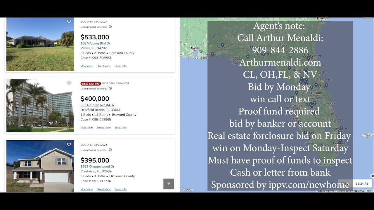 01Mar24 Foreclosed Homes Real Estate Slideshow (Check description below for Florida Agent) YouTube
