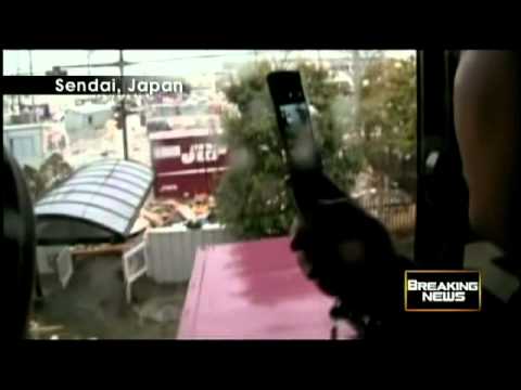 Shocking New Video: Tsunami Strikes Sendai, Japan