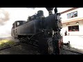 Mocanita Maramures 3D VR180 - steam engine mountain train departure