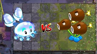 PvZ 2 Challenge - Team Super Plants Max Power Up #79 - Crystal Melon vs Three Cannon