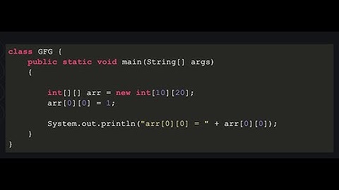자바 2차원 배열에 대해 알아보기!!!!!