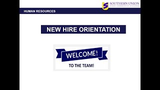 New Employee Orientation