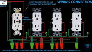 wiring a gfci to proctect multiple outlets