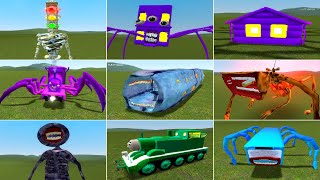 MONSTERS ALL COLOR : TRAFFIC LIGHT HEAD, LIVING , HOUSE HEAD, TRAIN EATER, THOMAS and OTHER screenshot 5