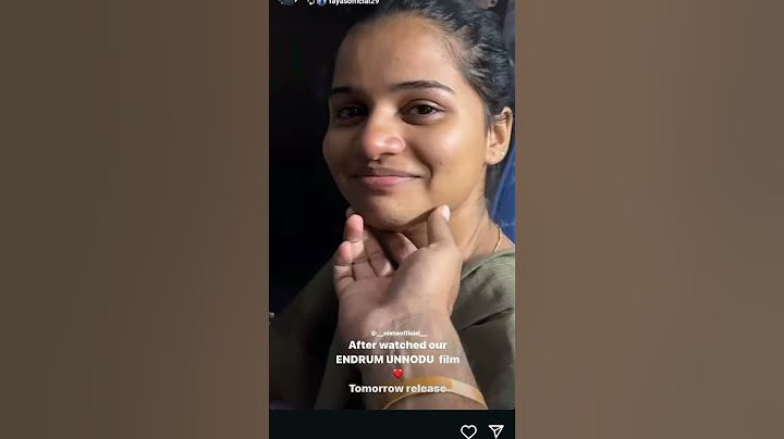after watching endrum unnodu short film  Moni reaction
