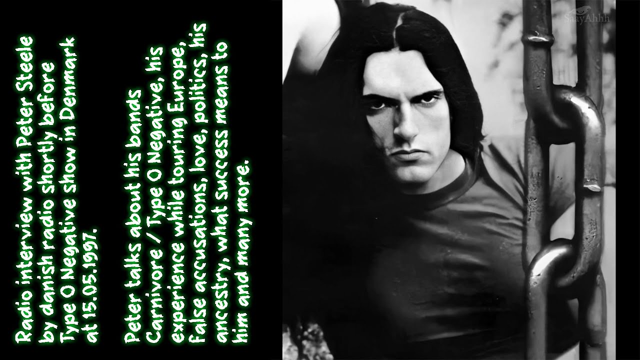 RADIO INTERVIEW: PETER STEELE 15.05.1997