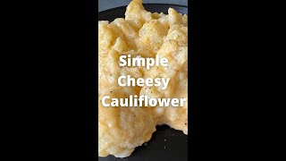 How to make homemade cauliflower cheese sauce | Comfort Food | Vegetarian recipe | YouTube Shorts