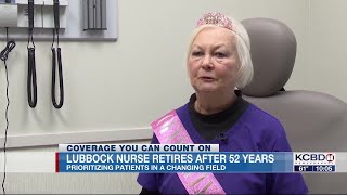 Lubbock nurse retiring after 52 years