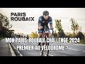 En premier sur le velodrome  paris roubaix challenge 2024