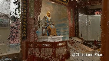 3D Photogrammetry Point Cloud Ancient Chinese ancestral temple Qi Gong Ci