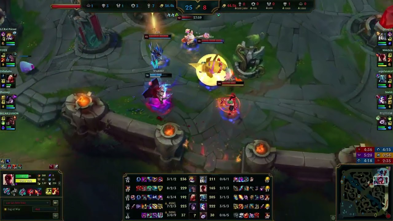 Lee Sin assist vs Vladimir