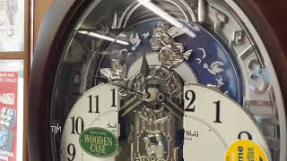 RHYTHM “Espresso Blessing” Musical Clock - 4MH424WU06 （スモール