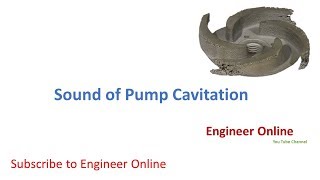 sound of cavitating pump, centrifugal pumps, cavitation in centrifugal pump, pump cavitation sound