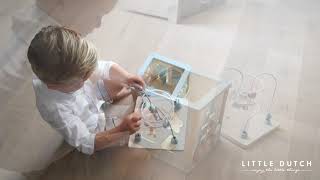 Baby & Toddler Wooden Activity Cube, Little Dutch at Bygge Bo