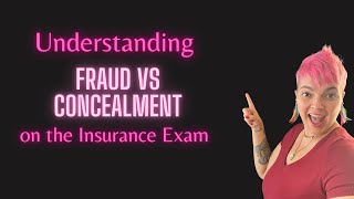 Fraud and Concealment