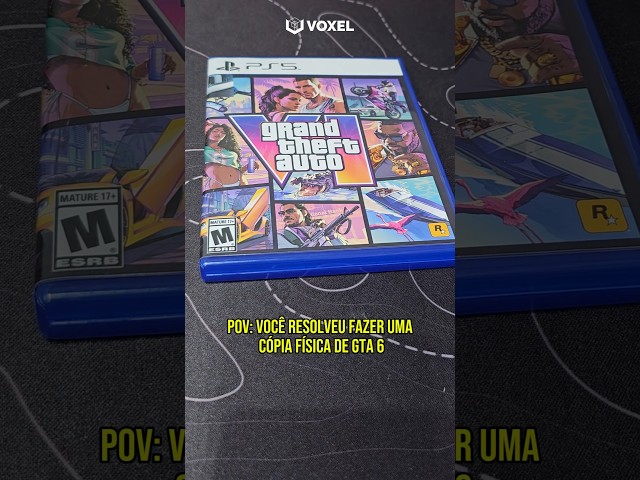 Imagem de POV: Quando você resolve fazer sua edição física de GTA 6 em casa