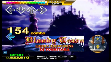 DDR X Bloody Tears (IIDX EDITION) 🦇 Expert Full combo (W Feet Footage)