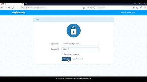 Tutorial Penggunaan Sistem E Ujian com by KPSM