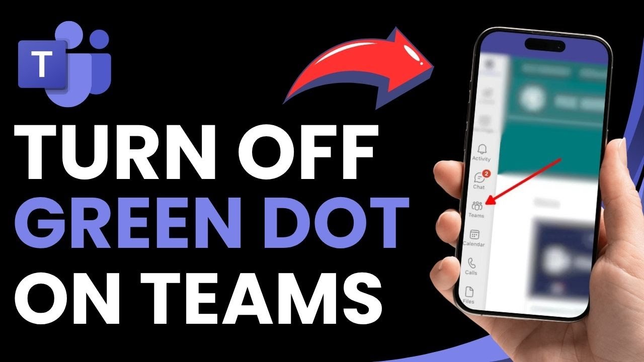 How to Turn Off Green Dot on Microsoft Teams ! - YouTube