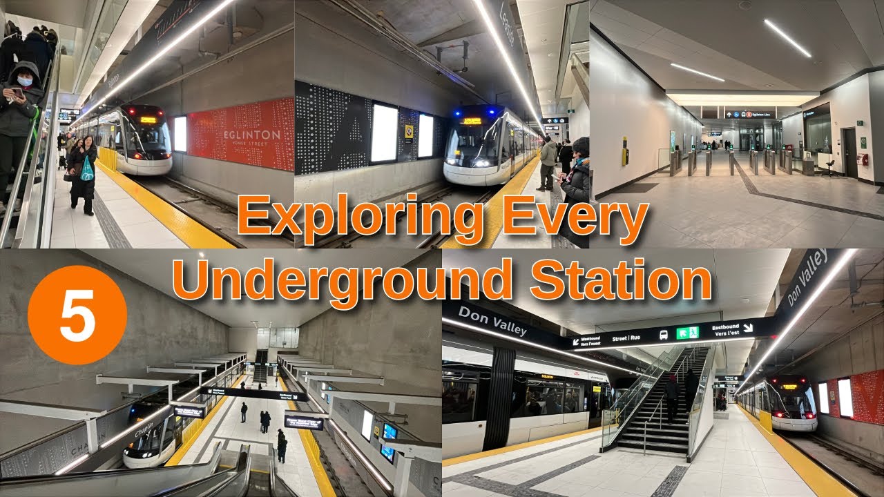 Exploring Every Underground LRT Station on Toronto TTC Line 5 Eglinton 2/8/2026