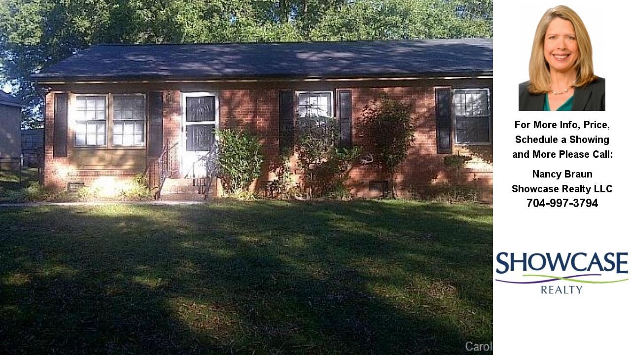 2827 Meade Avenue, Gastonia, NC Nancy Braun Showcase Realty LLC YouTube