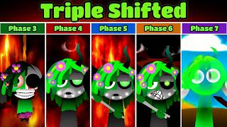 Sprunki TRIPLE SHIFTED: Phases 3 vs 4 vs 5 vs 6 vs 7