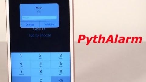 Cydia Tweak: PythAlarm - Solve math equations to dismiss alarms